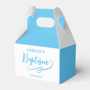 Blue Boy Baptism Favour Box
