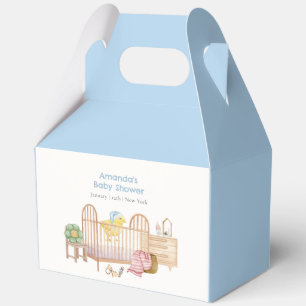 Blue Boy Nursery Toys Little Chicken Baby Shower Favor Box