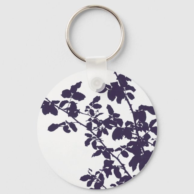 Blue Branches Magnet Keychain (Front)