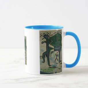 blue break dancers mug