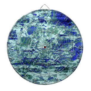 Blue brick grunge crack textures background dartboard