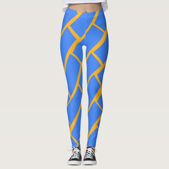 Blue Brick Leggings