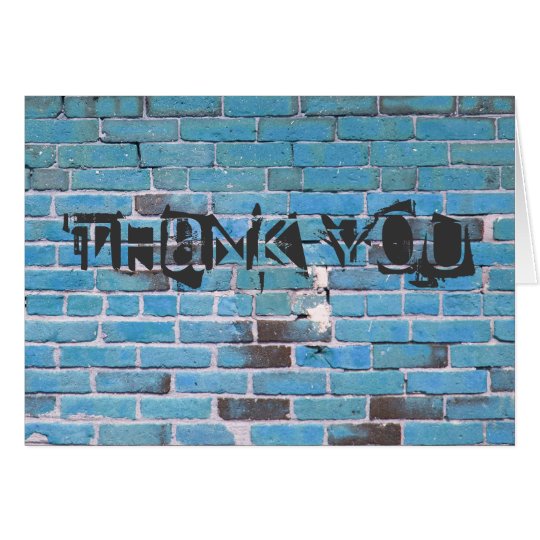 Blue Brick Urban Thank You Note Cards