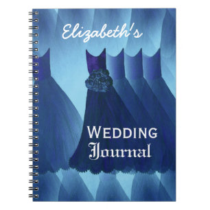 Blue Bridesmaids Wedding Planner Journal