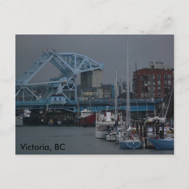 Blue Bridge Victoria, BC Carte postale (Devant)