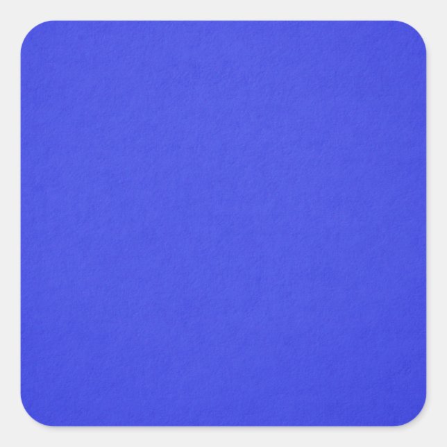 Blue, Bright Square Sticker (Front)