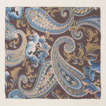 Blue Brown Vintage Paisley New Scarf<br><div class="desc">Blue Brown Vintage Paisley New Chiffon Scarf by Gerson Ramos.</div>