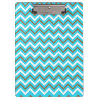 Blue Brown White Zig Zag Lines Geometric Sea Waves