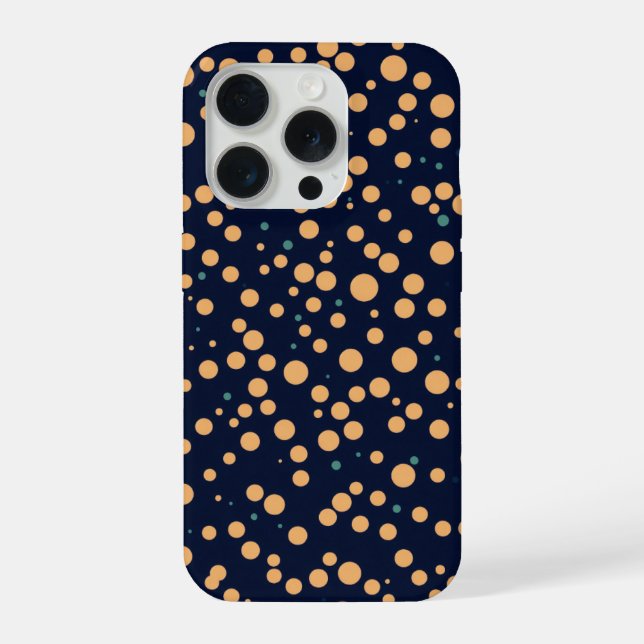 blue bubble iPhone case (Back)