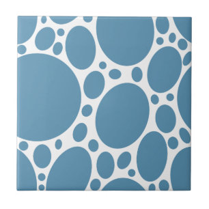 Blue bubble pattern tile