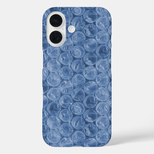 Blue bubble wrap Case-Mate iPhone case (Back)