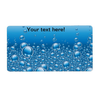 Blue bubbles background