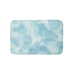 Blue Bubbles Bath Mat