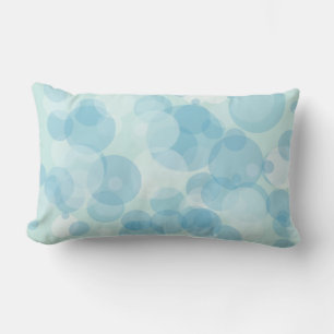 Blue Bubbles Lumbar Pillow