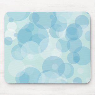 Blue Bubbles Mouse Pad