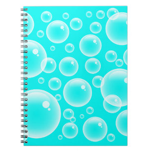 Blue Bubbles Notebook