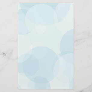 Blue Bubbles Stationery