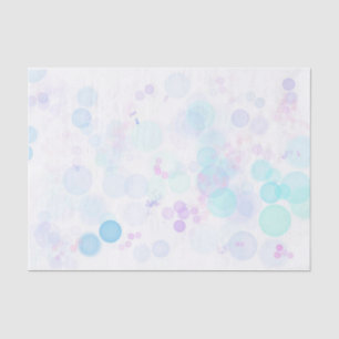 Blue Bubbles tissue paper