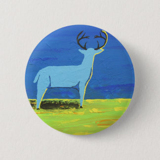 Blue Buck 2 Inch Round Button