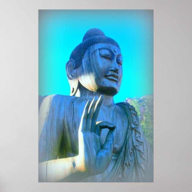 blue buddha poster (Front)
