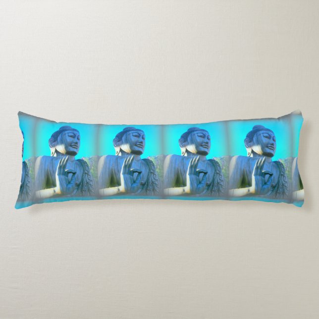 blue buddhas body pillow (Front)