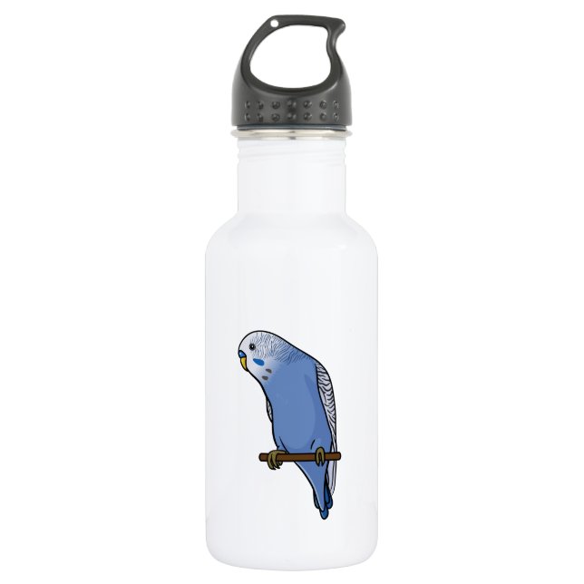 Blue Budgie 532 Ml Water Bottle (Front)