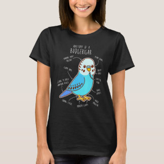 Blue Budgie Anatomy Classic T-Shirt