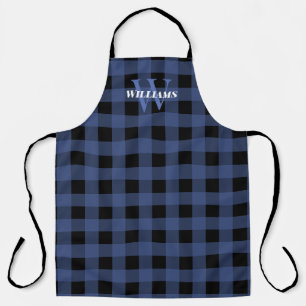 Blue Buffalo Check Name & Initial Apron
