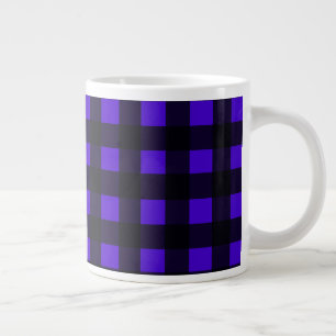 Blue Buffalo Large Plaid Coffee Mug