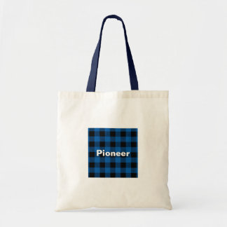 Blue Buffalo Plaid Tote Bag