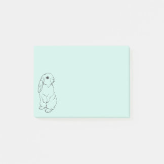 Blue Bunny Note Pad