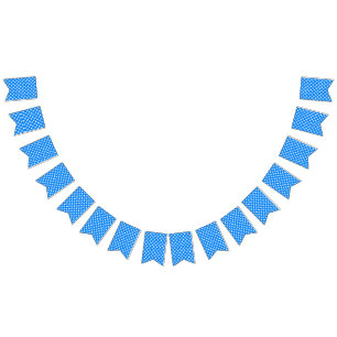 Blue Bunny Rabbit bunting banner