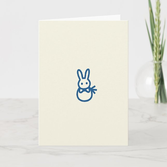 Blue Bunny Simple Sweet Card (Front)