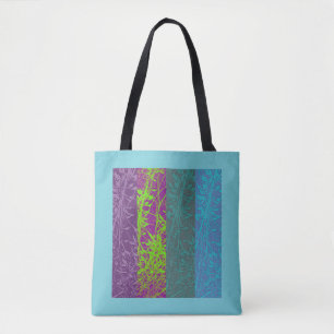 Blue Bush Tote Bag