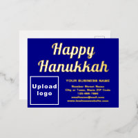 Blue Business Brand on Hanukkah