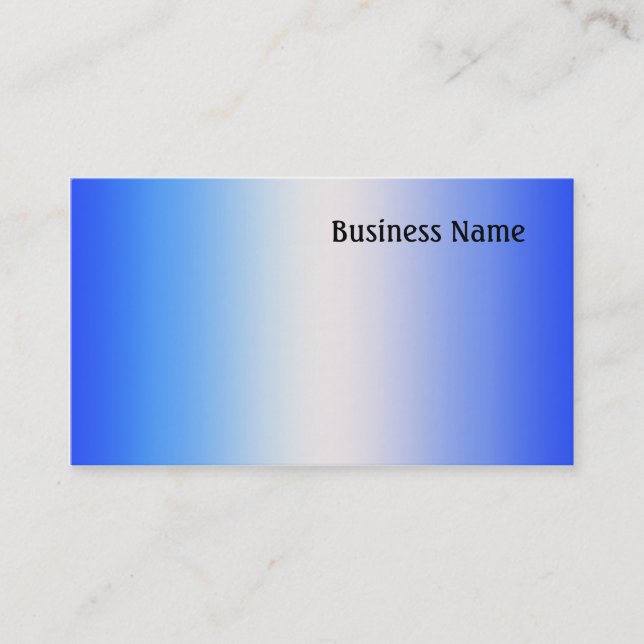 Blue Business Card (Front)