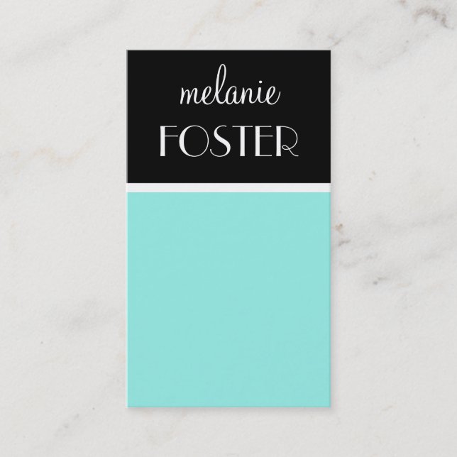 Blue Business Card (Front)