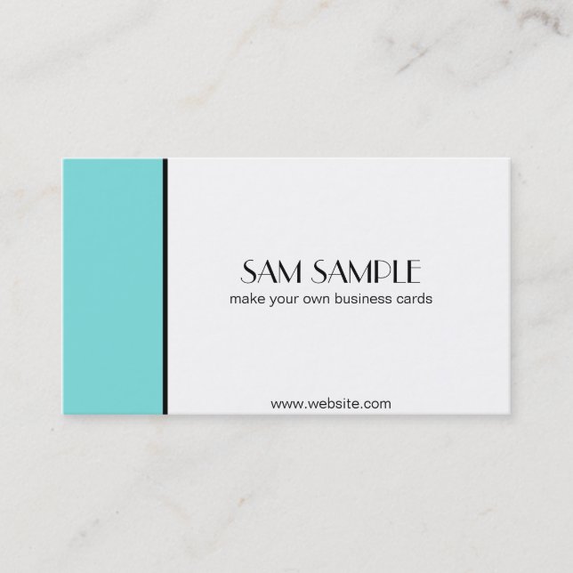 Blue Business Card (Front)