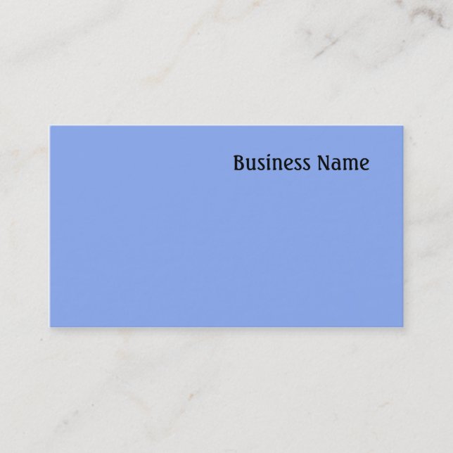 Blue Business Card (Front)
