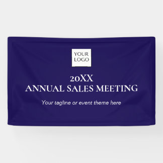 Blue Business Sales Meeting  Banner