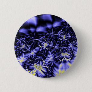Blue Butterflies 2 Inch Round Button