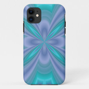 Blue Butterflies Abstract iPhone 11 Case
