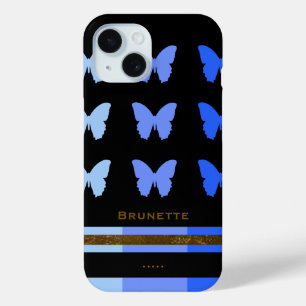 Blue Butterflies iPhone 15 Case