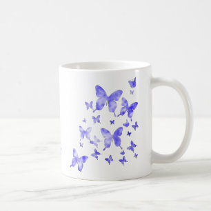 Blue Butterflies Coffee Mug