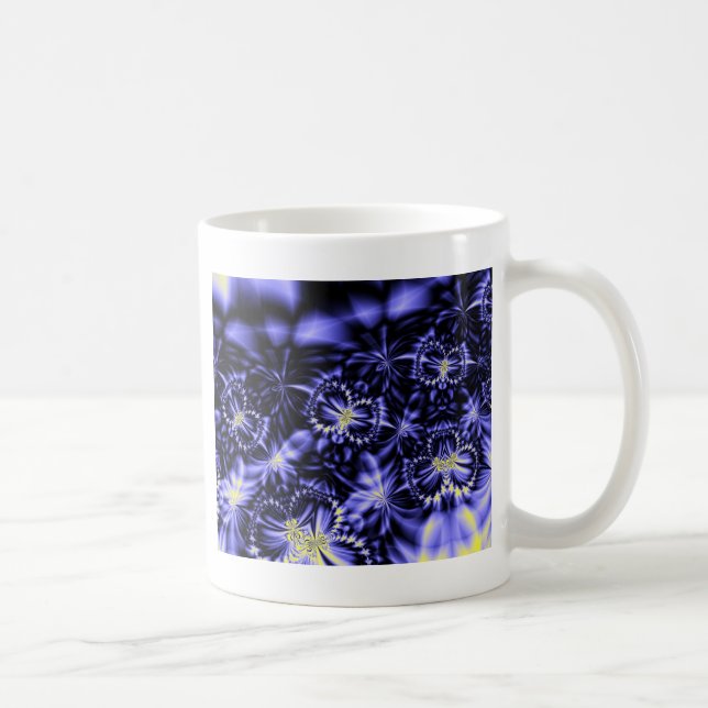 Blue Butterflies Coffee Mug (Right)