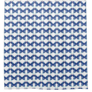 blue butterflies pattern
