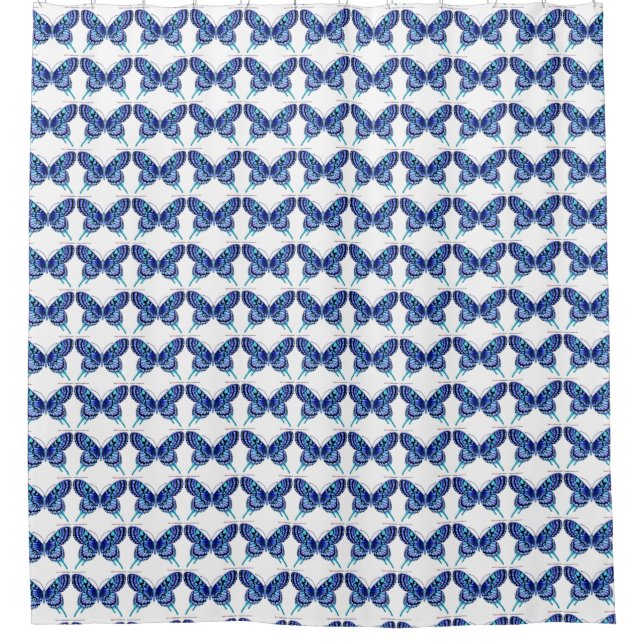 blue butterflies  pattern (Front)