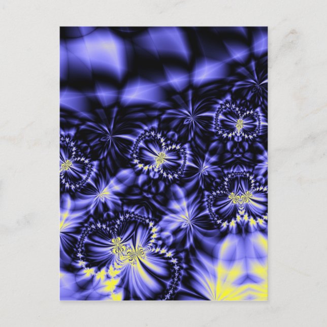 Blue Butterflies Postcard (Front)