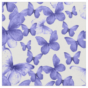 Blue Butterflies Quilting or craft fabric
