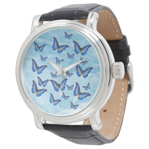 Blue Butterflies Watch